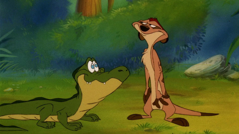 Timon & Pumbaa 1 season 3 episode – Never Everglades / The Laughing Hyenas:  Cooked Goose