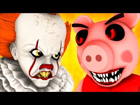 s03e26 — Пигги vs Пеннивайз (Roblox Piggy Роблокс Свинка Пеппа Оно Хоррор Свинья Челлендж 3D Анимация)