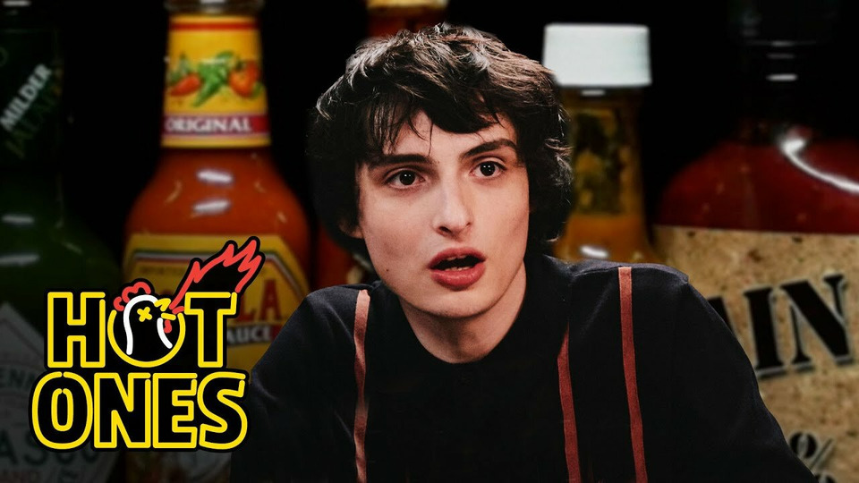 s23e06 — Finn Wolfhard Embraces Insanity While Eating Spicy Wings