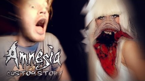 s03e109 — LADY GAGA HAS A NEW POKER FACE - Amnesia: Custom Story - The Haunted Stairwell (SCP-087)