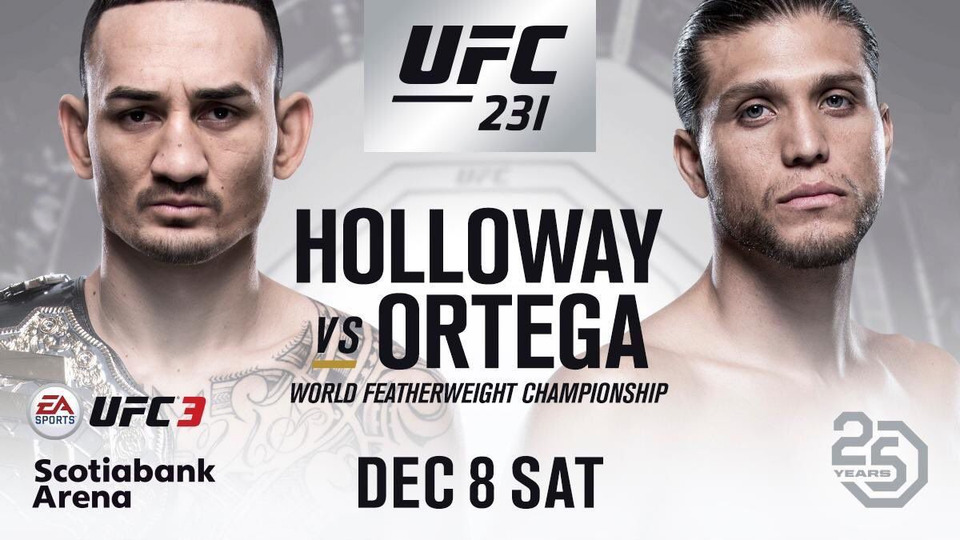 s2018e12 — UFC 231: Holloway vs. Ortega