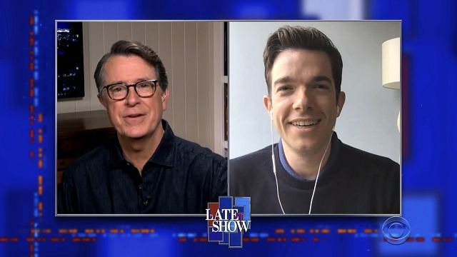 s2020e57 — Stephen Colbert from home, with John Mulaney, John Fogerty