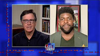 s2020e79 — Stephen Colbert from home, with Emmanuel Acho, Chris Wallace