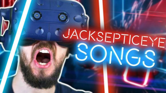 s08e82 — Playing Custom Jacksepticeye Songs in Beat Saber VR