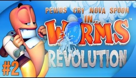 s04e108 — Nova / Sp00n / Cry / Pewds - Worms Revolution Part (2) Match (1)