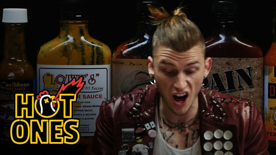 s01e03 — Machine Gun Kelly Talks Diddy, Hangovers, & Amber Rose While Eating Spicy Wings