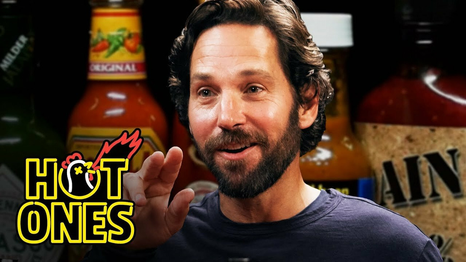 s10e05 — Paul Rudd Does a Historic Dab While Eating Spicy Wings