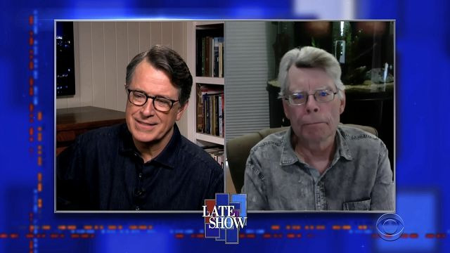 s2020e63 — Stephen Colbert from home, with Stephen King, Sheryl Crow