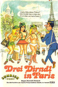 Drei Dirndl in Paris