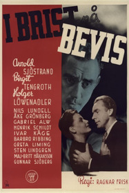 I brist på bevis