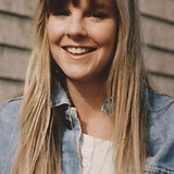 Kerry Remsen — Pregnant Woman at Bus Stop