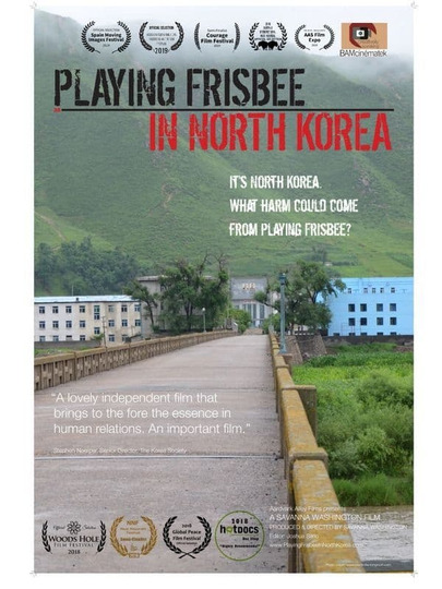 Playing Frisbee in North Korea