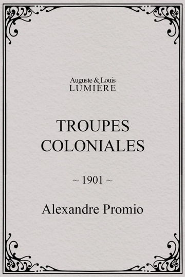 Troupes coloniales