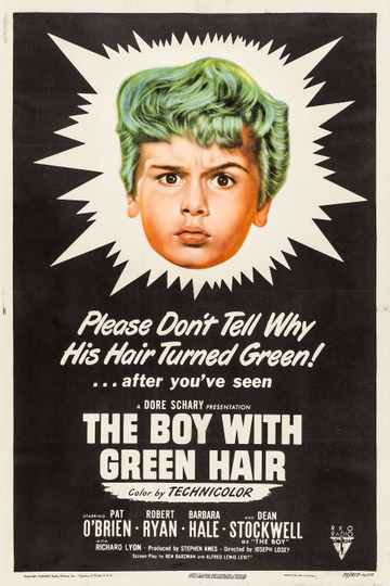 Мальчик с зелеными волосами