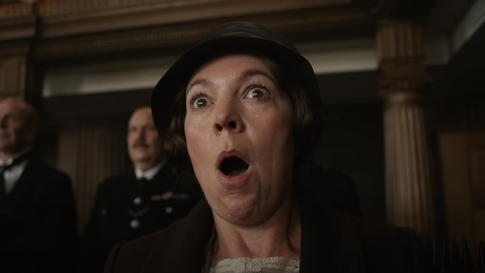 Olivia Colman and Jessie Buckley fight in the trailer for the comedy "Wicked Little Letters"