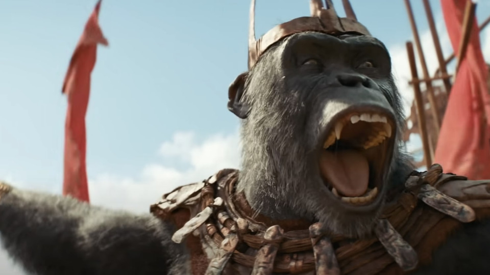 Two new movie promos for "Kingdom of the Planet of the Apes" have been released