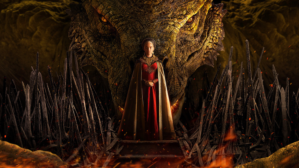 HBO Max показал новый постер «Дома дракона» с драконом Рейниры Таргариен