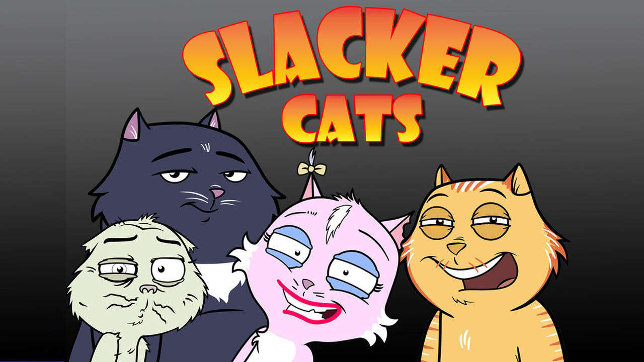 Cartoon Slacker Cats