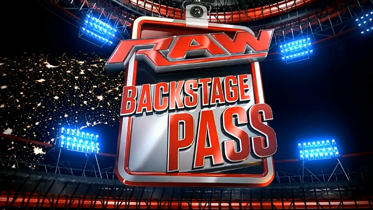 Show WWE Monday Night RAW Backstage Pass