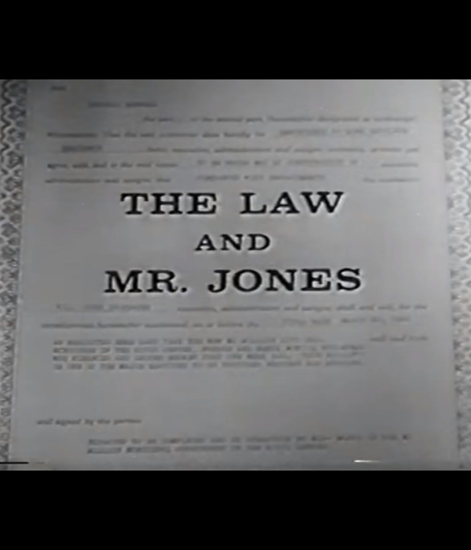 Show The Law and Mr. Jones