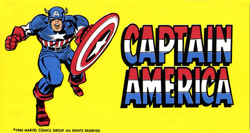 Cartoon Captain America
