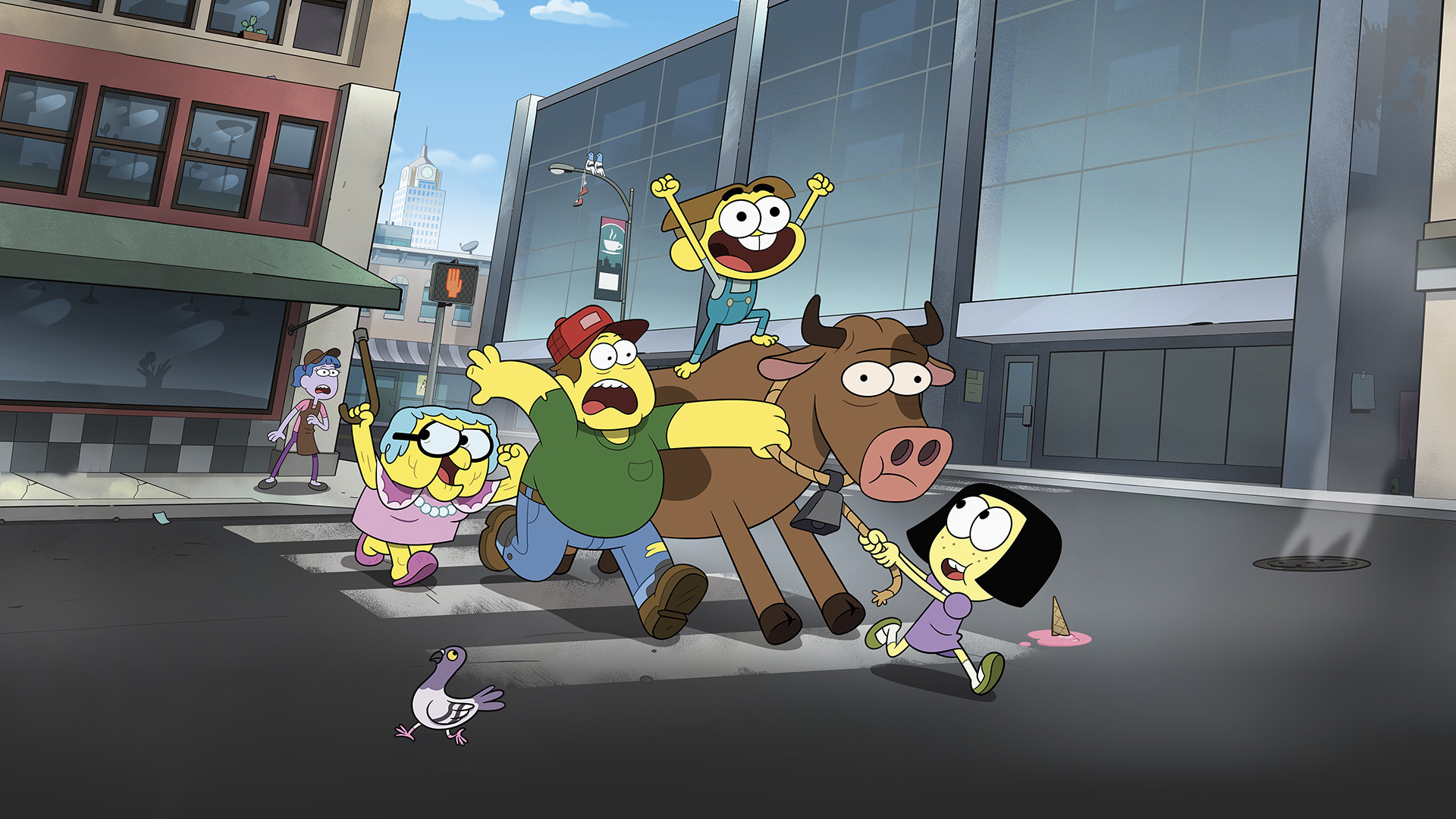 Сериал Семейка Грин в городе