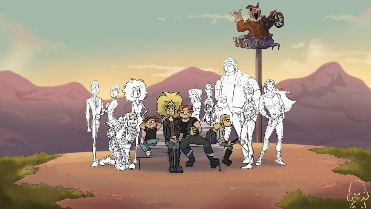 Cartoon Metal Family