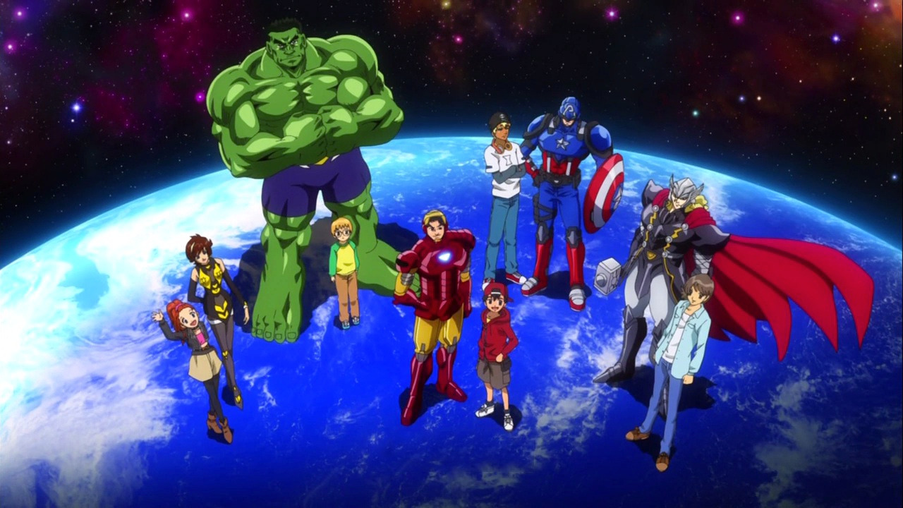 Anime Marvel Disk Wars: The Avengers