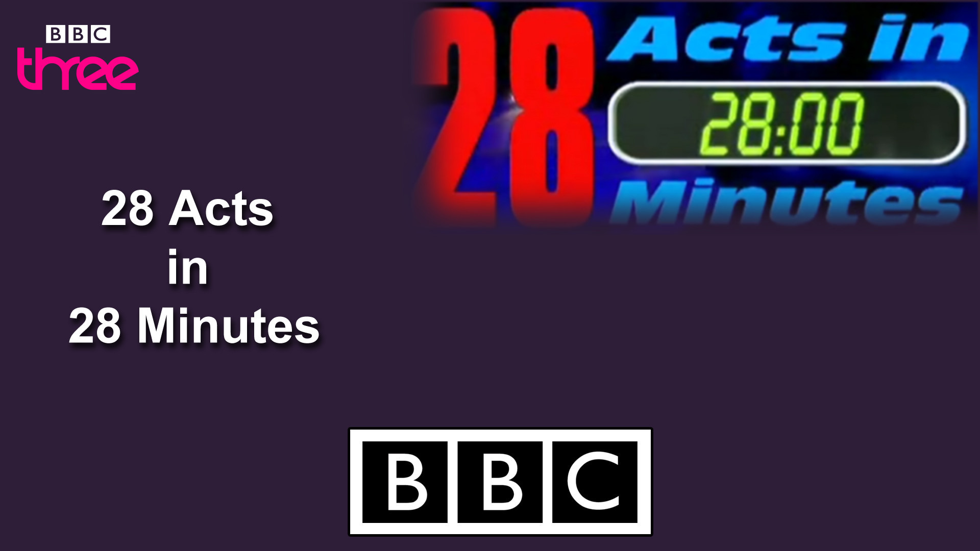 Show 28 Acts In 28 Minutes