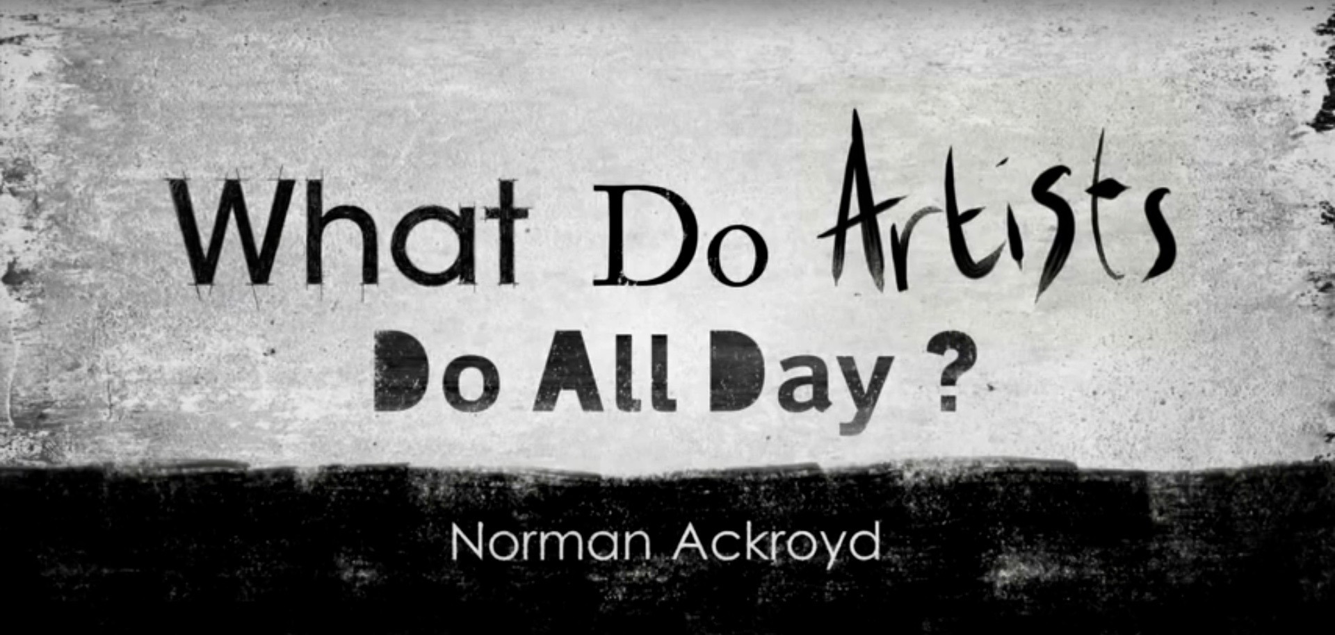 Show What Do Artists Do All Day?