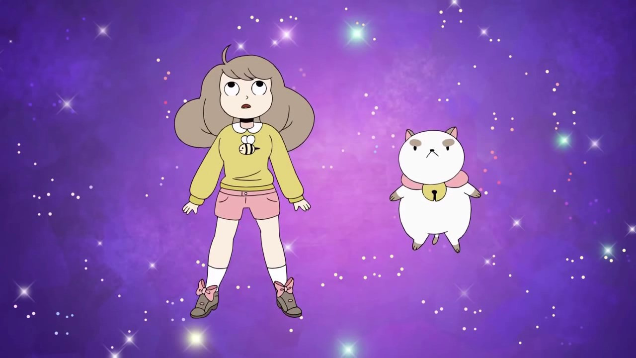 Cartoon Bee and PuppyCat