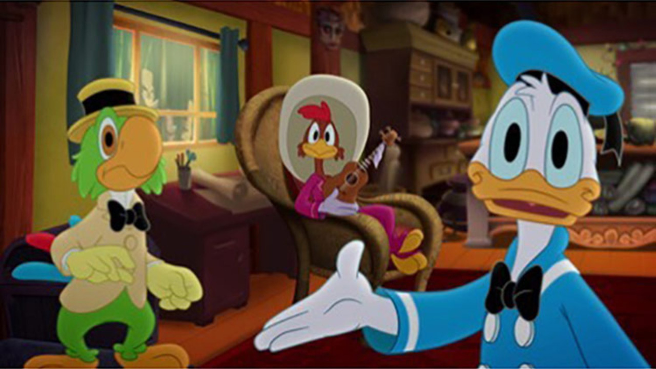 Show Donald Duck in Legend of the Three Caballeros