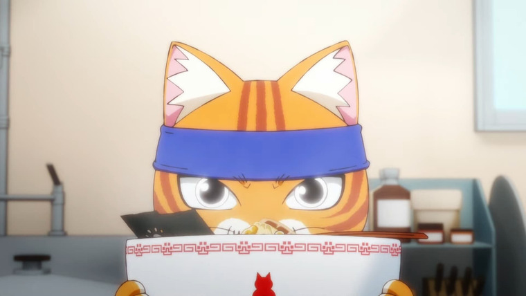 Anime Red Cat Ramen