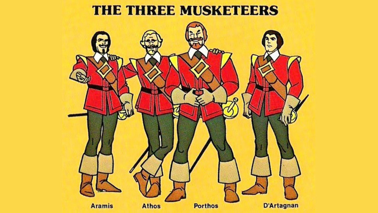 Cartoon The Three Musketeers