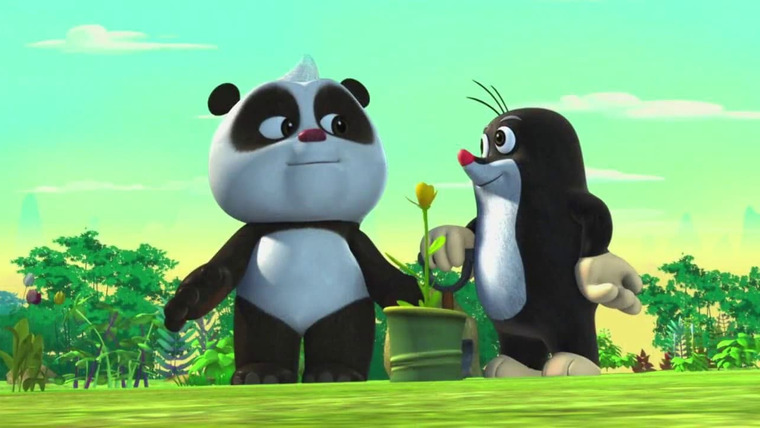 Little Mole and Panda