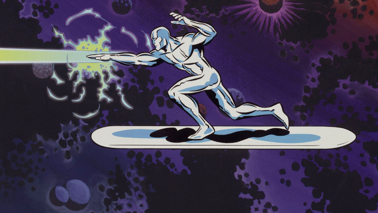 Cartoon The Silver Surfer