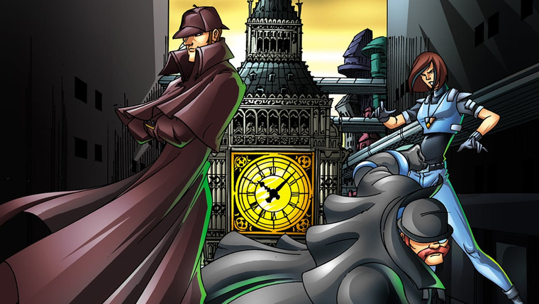 Show Sherlock Holmes in the 22nd Century