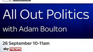All Out Politics with Adam Boulton season 2016
