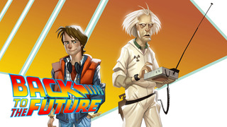 Cartoon Back to the Future