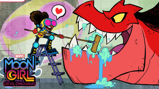 Show Marvel's Moon Girl and Devil Dinosaur