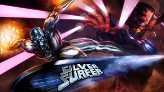 Cartoon Silver Surfer