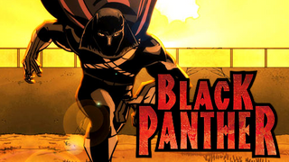 Cartoon Black Panther
